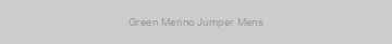 Green Merino Jumper Mens